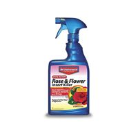 BioAdvanced 708570A Dual Action Rose and Flower Insect Killer, Liquid, Spray Application, 24 oz Bottle 