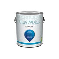 Valspar True Basics 24530 Series 080.0024533.008 Interior Paint, Semi-Gloss, Clear Base, 5 gal 