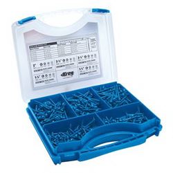 Kreg Blue-Kote SK03B Pocket-Hole Screw Kit, Zinc, 450-Piece 