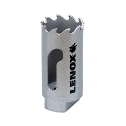 Lenox Speed Slot LXAH3118 Hole Saw, 1-1/8 in Dia, Carbide Cutting Edge, 1 in Pilot Drill 