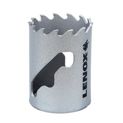 Lenox Speed Slot LXAH3134 Hole Saw, 1-3/4 in Dia, Carbide Cutting Edge, 1-1/2 in Pilot Drill 