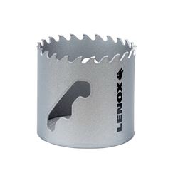 Lenox Speed Slot LXAH3214 Hole Saw, 2-1/4 in Dia, Carbide Cutting Edge, 2 in Pilot Drill 