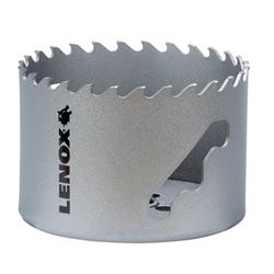 Lenox Speed Slot LXAH3314 Hole Saw, 3-1/4 in Dia, Carbide Cutting Edge, 3 in Pilot Drill 