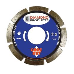 DIAMOND PRODUCTS Star Blue 74952 Saw Blade, 7 in Dia, 7/8 in Arbor 