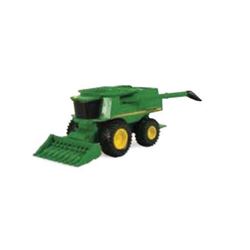 John Deere Toys Collect N Play Series 46585 Mini Combine Toy with Grain Head, 3 Years and Up 