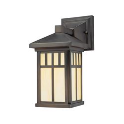 Westinghouse 6732848 Wall Lantern, 120 V, LED Lamp, Steel Fixture, Oil-Rubbed Bronze Fixture 