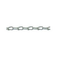 Campbell 076-2024N Double Loop Chain, #2/0, 250 ft L, 255 lb Working Load, Carbon Steel, Zinc 