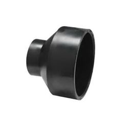 CANPLAS 103025BC Reducing Pipe Coupling, 4 x 2 in, Hub, ABS, Black, 40 Schedule 