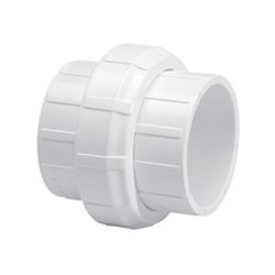 Xirtec 140 435903 Pipe Union with Buna O-Ring Seal, 1-1/4 in, Socket, PVC, White, SCH 40 Schedule 