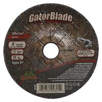 GatorBlade 9605 Cut-Off Wheel, 4 in Dia, 1/4 in Thick, 5/8 in Arbor, 24 Grit, Silicone Carbide Abrasive 