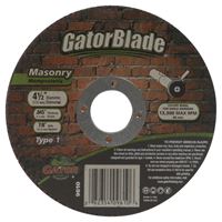 GatorBlade 9610 Cut-Off Wheel, 4-1/2 in Dia, 0.045 in Thick, 7/8 in Arbor, 24 Grit 