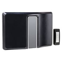 Heath Zenith SL-3011-00 Doorbell, Wireless, 120 VAC, 85 dB, Black 