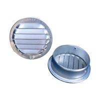 Maurice Franklin RL-100 3 4PK Mini Louver, Round, 2.98 in Rough Opening, Aluminum 