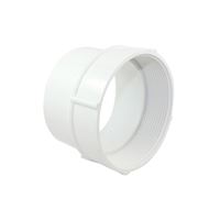 Canplas 414334BC Pipe Adapter, 4 in, FNPT x Hub, PVC, White 