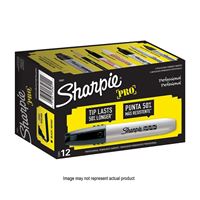 Sharpie Pro Series 2018326 Permanent Marker, Black 12 Pack 