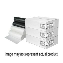 ALUF PLASTICS Hi Lene HCR-242406C Antimicrobial Coreless Can Liner, 7 to 10 gal Capacity, HDPE, Clear, 1000 