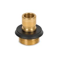 Gilmour 871514-1001 Quick Connect Set with Shut Off, Male Threaded, Metal/Rubber, Pack of 12 