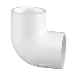 IPEX 035527 Elbow, 4 in, Socket, 90 deg Angle, PVC, White, SCH 40 Schedule, 220 psi Pressure 