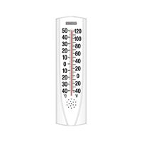 Taylor Andover 5156 Utility Thermometer, 0 to 120 deg F, Resin Casing, White Casing 