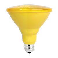 Feit Electric PAR38/Y/10KLED/BX LED Bulb, PAR38 Bulb, 6.5 W, Yellow Bulb, LED Bulb, Pack of 4