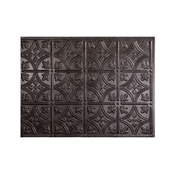 Fasade Traditional 1 PB5027 Wall Tile, 18 in L Tile, 24 in W Tile, Smoked Pewter 
