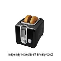 SPECTRUM T2569B Toaster, 850 W, Button Control, Black