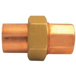 Elkhart Products 33584 Pipe Union, 1 in, Sweat, Copper 