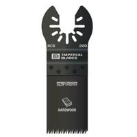 IMPERIAL BLADES ONE FIT IBOA220-25 Oscillating Tool Blade, 1-1/4 in, High Carbon Steel