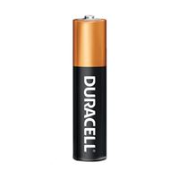 DURACELL MN2400B20 Battery, 1.5 V Battery, 1175 mAh, AAA Battery, Alkaline, Rechargeable: No, Black/Copper 