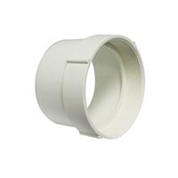 CANPLAS 414336BC Pipe Adapter, 6 in, FNPT x Hub, PVC, White