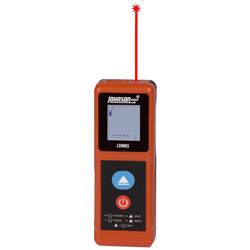 Johnson LDM85 Laser Distance Meter, Functions: Area, Continuous Use, Length, Volume, 2 in to 85 ft, Backlit LCD Display 