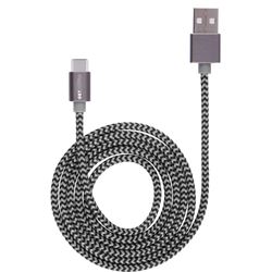 GetPower GP-USB-BRC Charge and Sync Cable, USB 2.0 A, USB-C, 3 ft L 