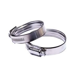 GREEN LEAF PC275 Pressure Seal Heavy-Duty Hose Clamp, 2 to 2-1/2 in Hose, 300 Stainless Steel 
