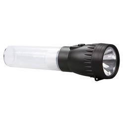 Dorcy Stormproof Series 41-3744 Floating Flashlight and Lantern, AA Battery, LED Lamp, 20 hr Run Time, Clear 