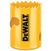 DeWALT DAH180026 Hole Saw, 1-5/8 in Dia, 1-3/4 in D Cutting, 5/8-18 Arbor, 4/5 TPI, HSS Cutting Edge 