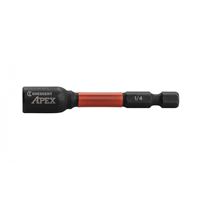 Crescent APEX Vortex CAVN2DHX16 Magnetic Nutsetter, 1/4 in Drive, 2.56 in L, Hex Shank, Pack of 4 