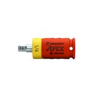 Crescent APEX eSHOK-GUARD Series CAEAD316 Socket Isolator Extension, 1/4 in Drive, Square Drive, 2-1/8 in L 