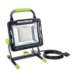 PowerSmith PWL1100S Portable Work Light, 120 V, 100 W, LED Lamp, 5000/10,000 Lumens Lumens, 5000 K Color Temp 