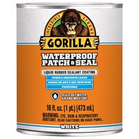 Gorilla 105343 Patch and Seal Liquid, Water-Proof, White, 16 oz 6 Pack 