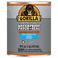 Gorilla 105367 Patch and Seal Liquid, Water-Proof, Clear, 16 oz 6 Pack 