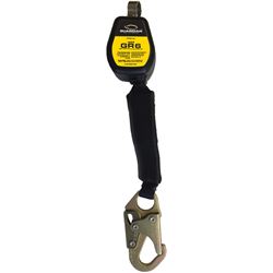 Guardian Fall Protection 32000 Self-Retracting Lifeline, 130 to 420 lb, 6 ft L Line, 1-Leg, Snap Harness Hook 