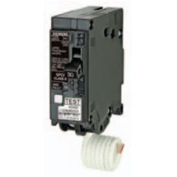 Siemens QF120AN Circuit Breaker, GFCI, Low Voltage, 20 A, 1 -Pole, 120 V, Plug Mounting 