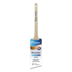 Premier Riverdale 17241 Paint Brush, 2 in W, Thin Angle Sash Brush, 2-7/16 in L Bristle, Chinex Bristle 