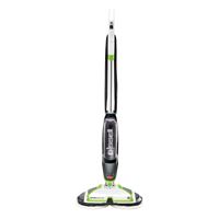 Bissell 2039A Hard Floor Spin Mop, 28 oz Solution Tank, 14 in W Cleaning Path, ChaCha Lime Accents/White 