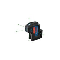 Bosch GPL100-50G Five-Point Alignment Laser Level, 125 ft, +/-1/8 in at 30 ft Accuracy, 2-Beam, Green Laser 