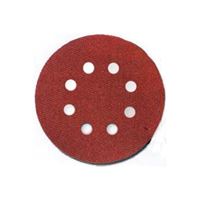 PORTER-CABLE 735802205 Sanding Disc, 5 in Dia, 220 Grit, Very Fine, Aluminum Oxide Abrasive, 8-Hole