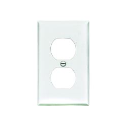 Eaton Wiring Devices BP5132W Wallplate, 4-1/2 in L, 2-3/4 in W, 1 -Gang, Nylon, White, High-Gloss, Flush Mounting, Pack of 5 