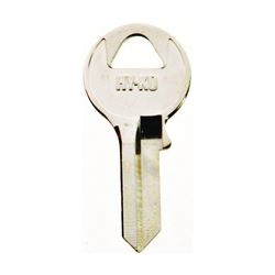 Hy-Ko 11010VR5 Key Blank, Brass, Nickel, For: Viro Cabinet, House Locks and Padlocks, Pack of 10 