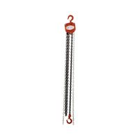 AMERICAN POWER PULL 400 Series 410 Chain Block, 1 ton Capacity, 10 ft H Lifting, 12-11/16 in Between Hooks