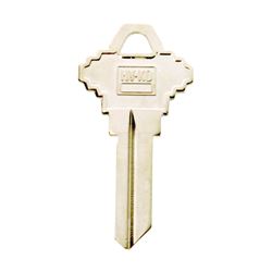 Hy-Ko 11010SC8 Key Blank, Brass, Nickel, For: Schlage Cabinet, House Locks and Padlocks, Pack of 5 